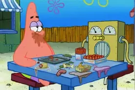 派大星最喜欢吃零食了，弄的满嘴都是也不怕胖视频封面