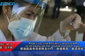 #海评面#【辉瑞疫苗有效率降至64%，美媒再现“驰名双标”】视频封面