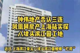 钟伟地产否认三连，凤凰网房产上海站实探八埭头滨江园工地视频封面