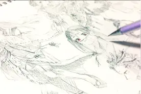 练习画满一页纸！你们要有这样努力还会哭着说不会画画？！视频封面