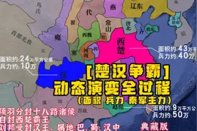 【楚汉争霸】演变全过程（兵力+面积）典藏版，力拔山兮气盖世！视频封面
