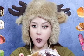挑战吃甜品表情包，一吃蛋糕就开心，奶油和冰激凌让人很快乐视频封面