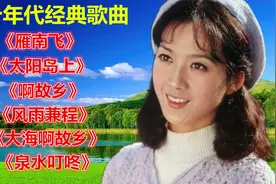 80年代歌曲《雁南飞》《太阳岛上》《啊故乡》《风雨兼程》等视频封面