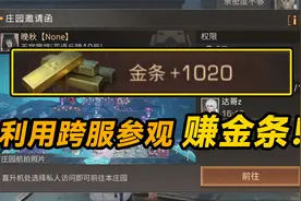 跨服参观竟然还能赚金条！【游戏攻略】明日之后第四季视频封面