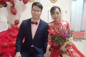一对新人结婚，小两口蛮有夫妻相，天注定的缘分视频封面