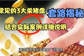 常见的3大杀猪盘套路揭秘，结合实际案例详细说明！视频封面
