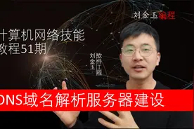 网络技能实战51期 公司内部私人域名，DNS域名解析服务建设与管理视频封面