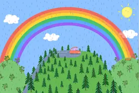 小猪佩奇彩虹歌-The rainbow视频封面