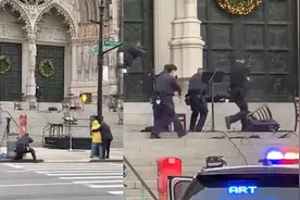 现场画面！纽约教堂枪击案现场视频曝光，枪手多次大喊“杀了我”视频封面