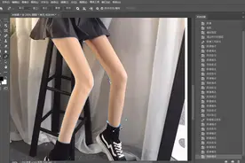 ps给美女穿上黑丝视频封面