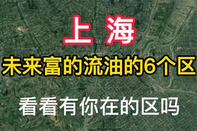 上海未来富的流油的6个区，各个发展迅猛如虎，有你的家乡吗？视频封面