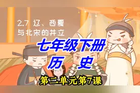 趣味动画讲解 通俗易懂初一人教版七年级下册历史 完整课程私信视频封面
