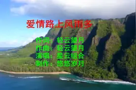 星云组合 一颗心太执着《爱情路上风雨多》心里的苦向谁诉说视频封面