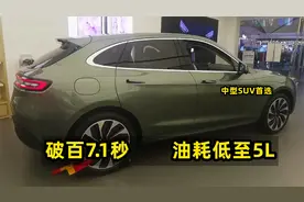 买省油的中型SUV，这2台是首选，破百仅7.1秒，油耗低至5L，真牛视频封面