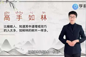高手如林是什么意思视频封面