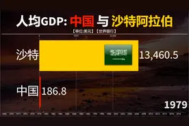 中阿峰会顺利开幕，中国和沙特人民富裕程度如何？看人均GDP对比视频封面