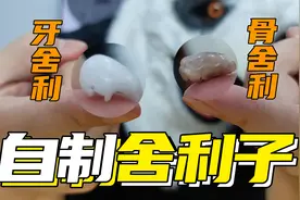 惊了老天爷了！我竟然用鸡骨头和智齿制造出了舍利子？视频封面