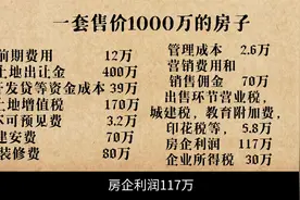 一套房的成本构成，二级市场吃到的肉，都是一级市场剩下的渣视频封面