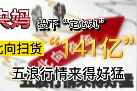 央妈投下“定心丸”，北向扫货141亿，A股5浪上升行情能走多远？视频封面