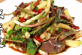 折耳根拌儿菜，四川人过年必备凉菜，料汁是关键，端上桌就被抢光视频封面