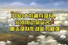 中国3大特种兵部队，分别用动物命名，哪支部队作战能力最强？