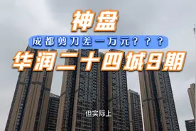 买到就赚100万成都神盘？到底值不值？华润24城第九期视频封面