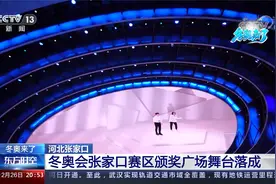 冬奥会张家口赛区颁奖广场舞台落成视频封面
