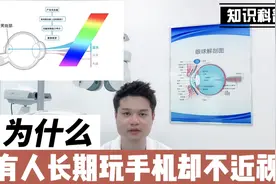 玩手机的你是否有这个疑问，为什么有人长期玩手机却不近视？视频封面