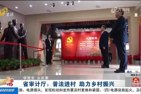 乡村振兴，法治先行！省审计厅普法进村惠民生，助力打造齐鲁样板视频封面