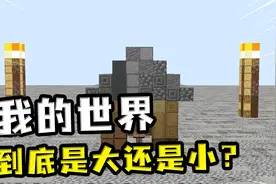 我的世界：到底是大还是小？明明用方块建房子，结果没村民鼻子大视频封面