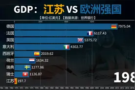 中国第二大经济大省江苏，与欧洲各经济强国GDP对比情况如何？视频封面