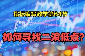 通达信指标编写教学第64节：如何编写指标寻找二浪调整低点个股？视频封面