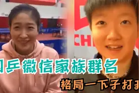 看看国乒的微信家族群名，格局一下子就打开了，国乒格局有多大视频封面