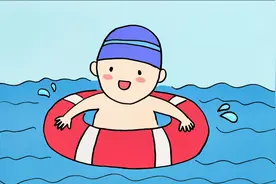 夏天来了，学画儿童游泳简笔画，简单又漂亮视频封面
