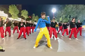广场舞《躁动的心狂野的唱》开步惊艳，震撼全场，太燃了！视频封面