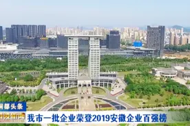 2019安徽企业百强榜出炉，铜陵这些企业上榜视频封面