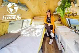年轻女子将福特F150皮卡改造为VanLife房车，定制后箱很酷视频封面