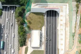 航拍！广州华快石门堂山扩建隧道即将通车，节日出行再提速视频封面