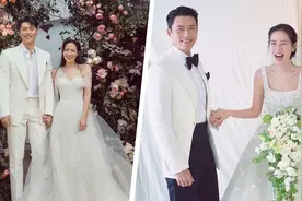 玄彬孙艺珍公开婚纱照！夫妻俩甜蜜牵手气质绝，郎才女貌好般配视频封面