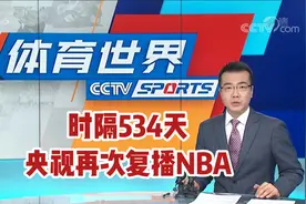 传媒头条 | 时隔534天，央视再次复播NBA视频封面