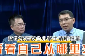 杨世光：台湾小学生清明节都应扫墓，看看自己是从哪里来视频封面