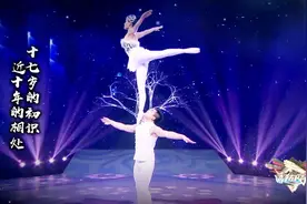 芭蕾夫妻表演肩上芭蕾，木制脚尖踩在丈夫肩上，想想都肉疼视频封面