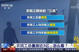 2022年中国农民工总量达29562万人，呈现出“三高"趋势|新闻1+1视频封面