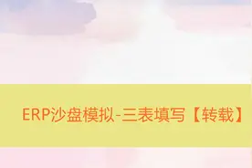 2.ERP沙盘模拟-三表填写【转载】视频封面