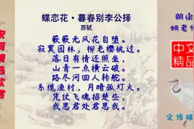 蝶恋花·暮春别李公择 宋代 苏轼 - 写二人同情相怜，友情深厚视频封面