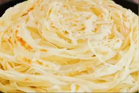 正宗农家千丝饼，做法详细讲解像面条一样根根分明，比手抓饼好吃视频封面