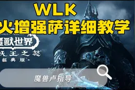 魔兽WLK怀旧服风火增强萨详细教学视频封面