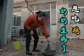 奶奶病了全家都很牵挂，姑姑送只鸡来改善一下生活，老人有口福了视频封面