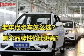 老年代步车怎么选？哪个品牌性价比更高？行内人说了实话视频封面