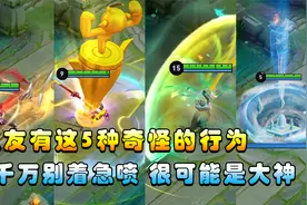 王者搞笑：队友有这5种奇怪的行为，别急着喷他，基本都是大神！视频封面